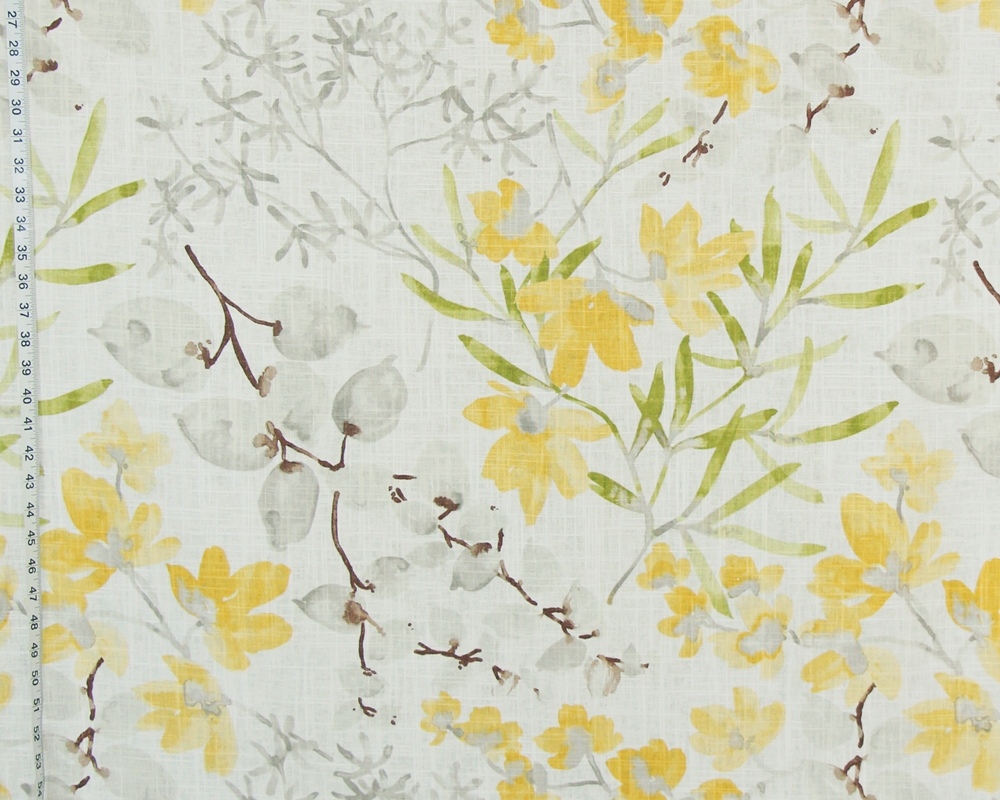 YELLOW WATERCOLOR FABRIC