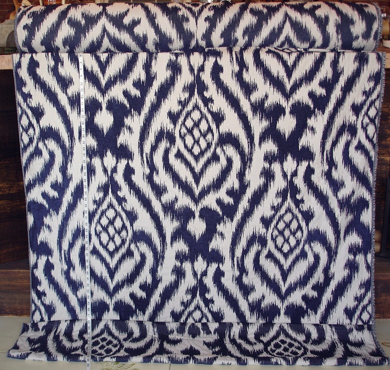 Blue Ikat Fabric