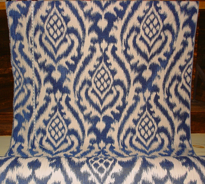 Blue Ikat Fabric