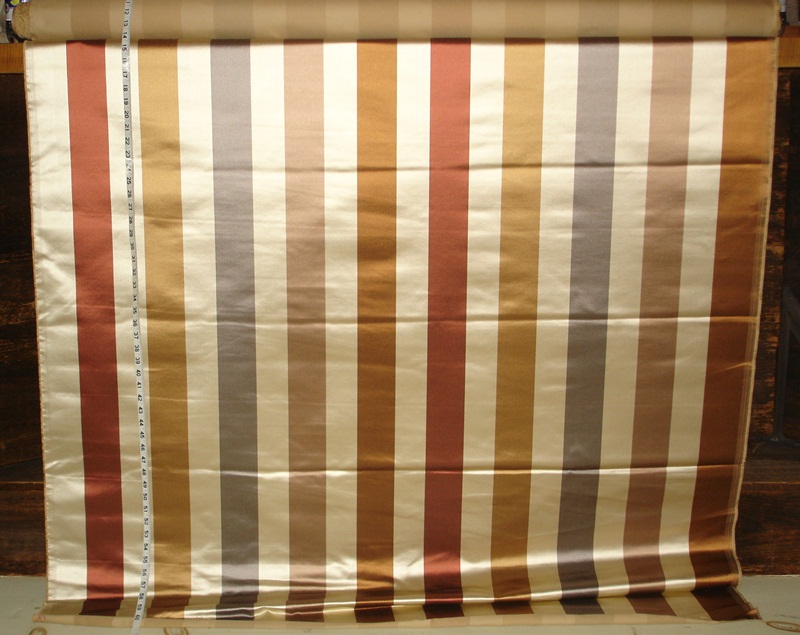 Schumacher silk stripe fabric